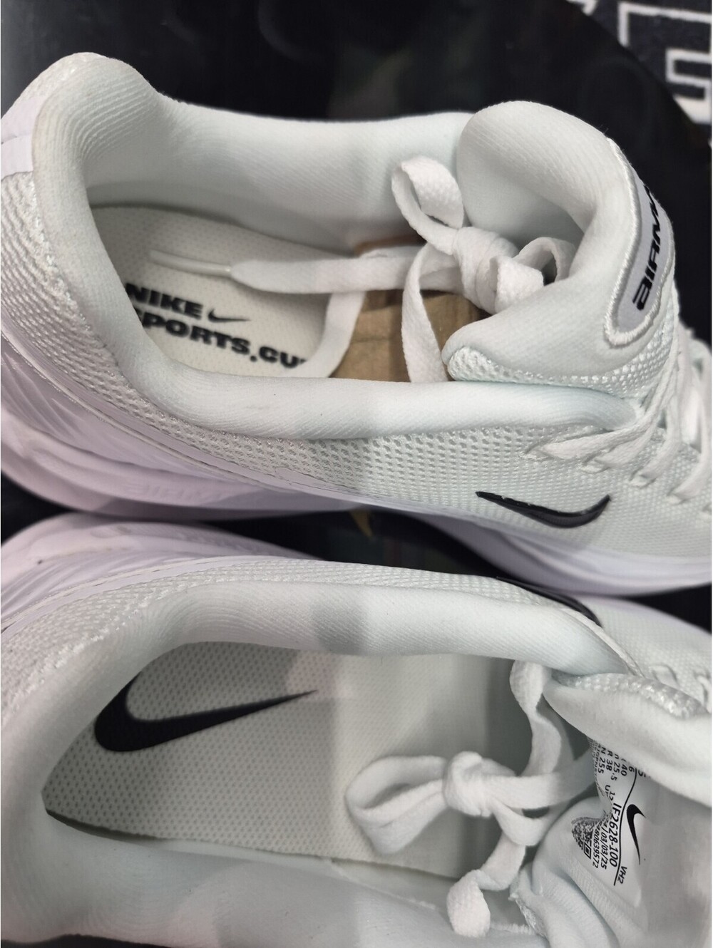Nike Air Max Bia Womens Size 8.5w And Mens Size Size 7m White Running Sneakers - Picture 7 of 7